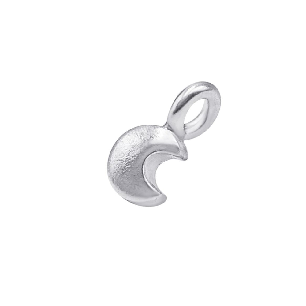 Hill Tribe Silver Small Crescent Moon Charm Celestial Charms