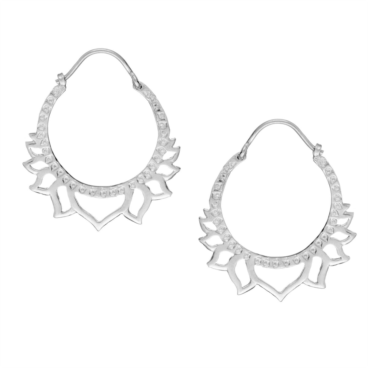 Grey - Antique Padma Sterling Silver Toe Rings (Adjustable) main image 0