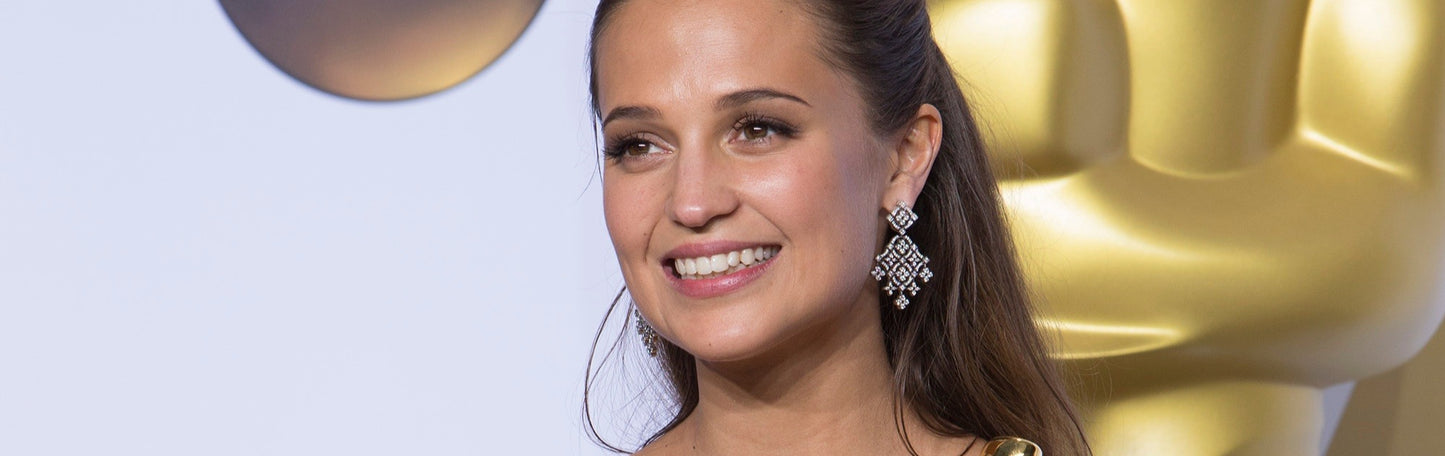 The 7 Best Earrings Worn By Alicia Vikander On The Red Carpet