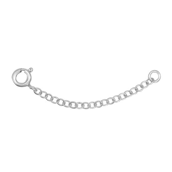 Sterling Silver Cable Trace Chain Extender for Necklace or Bracelet - 2" 3" 4"