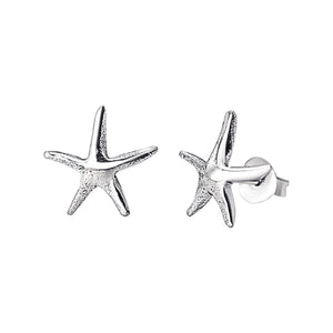 
                  
                    Sterling Silver Starfish Stud Earrings - Beach-Inspired Studs
                  
                