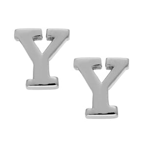 
                  
                    Sterling Silver Letter Initial Alphabet Stud Earrings Small Name Studs
                  
                