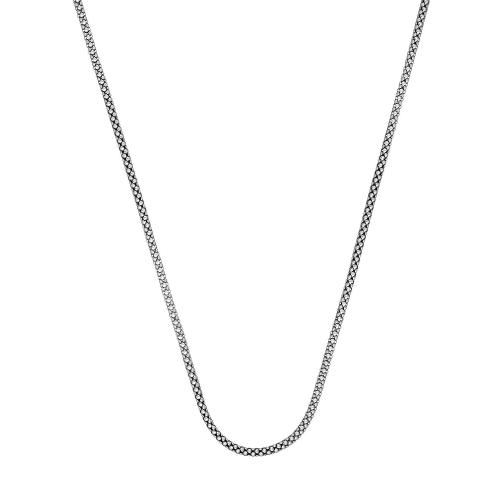 Sterling Silver Thin Round Snake Chain Necklace