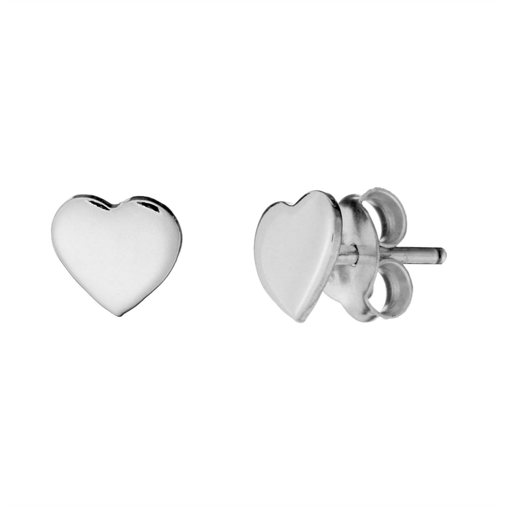 
                  
                    Sterling Silver Forever Heart Stud Earrings
                  
                