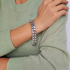 
                  
                    Sterling Silver Chunky Curb Chain Bracelet
                  
                