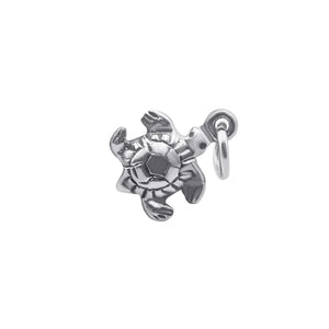 
                  
                    Sterling Silver Small Turtle Marine Life Charm Pendant
                  
                