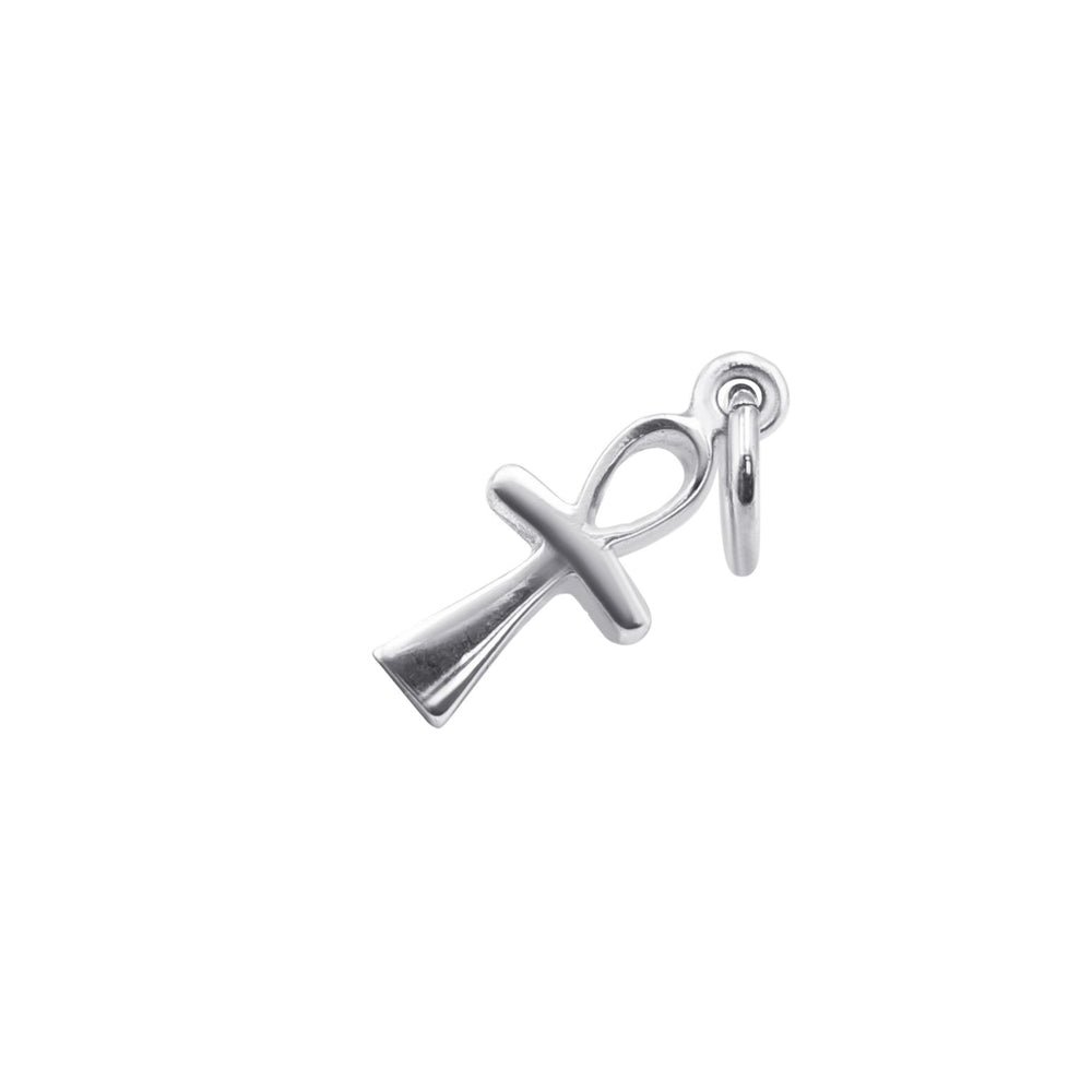 Sterling Silver Small Egyptian Ankh Cross Charm Pendant