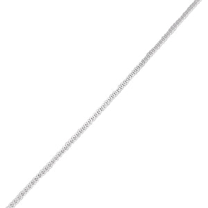 
                  
                    Sterling Silver Flat Serpentine Chain Anklet - Minimalist Design
                  
                