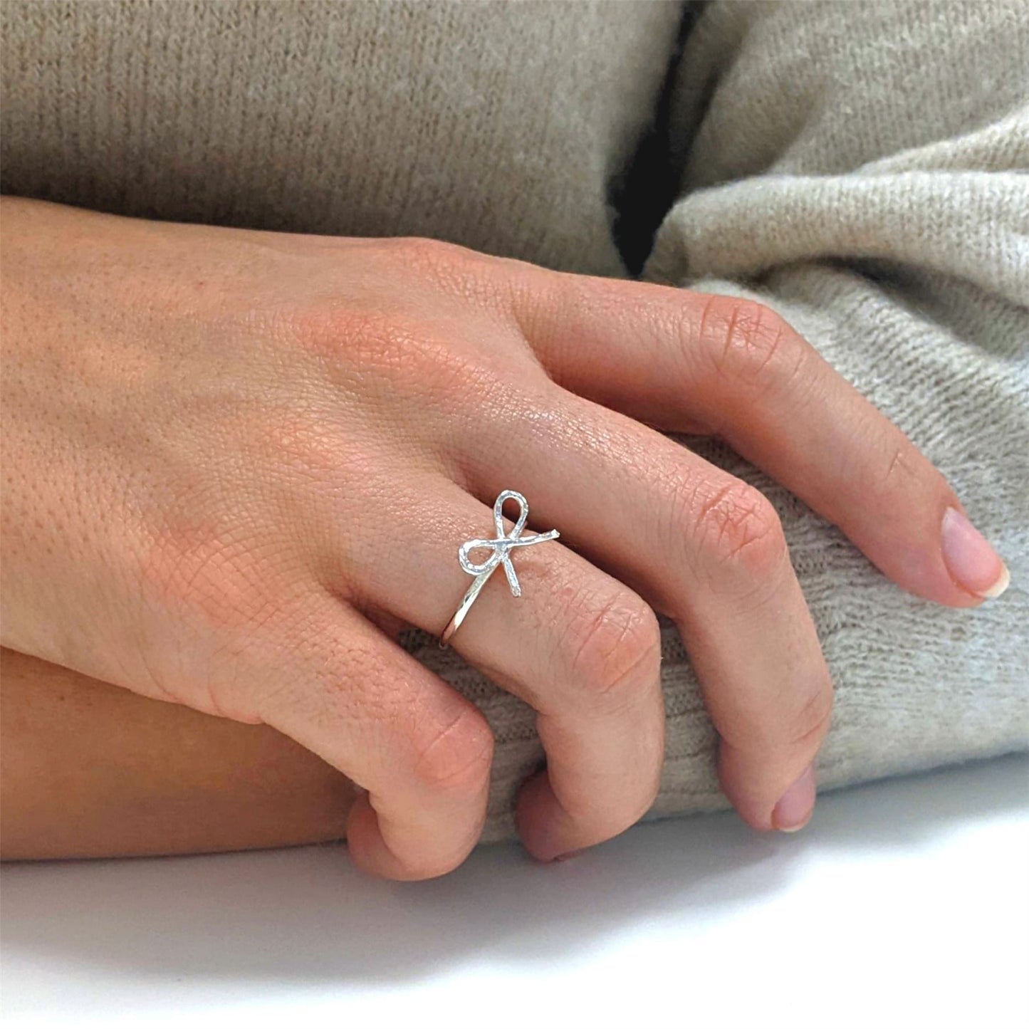 
                  
                    Sterling Silver Bow Ring
                  
                