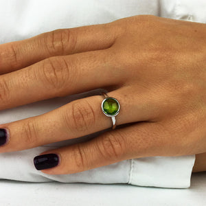 
                  
                    Sterling Silver Peridot Gemstone Ring
                  
                