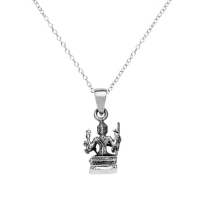 
                  
                    Sterling Silver Detailed Avalokitesvara Buddha Pendant Necklace
                  
                