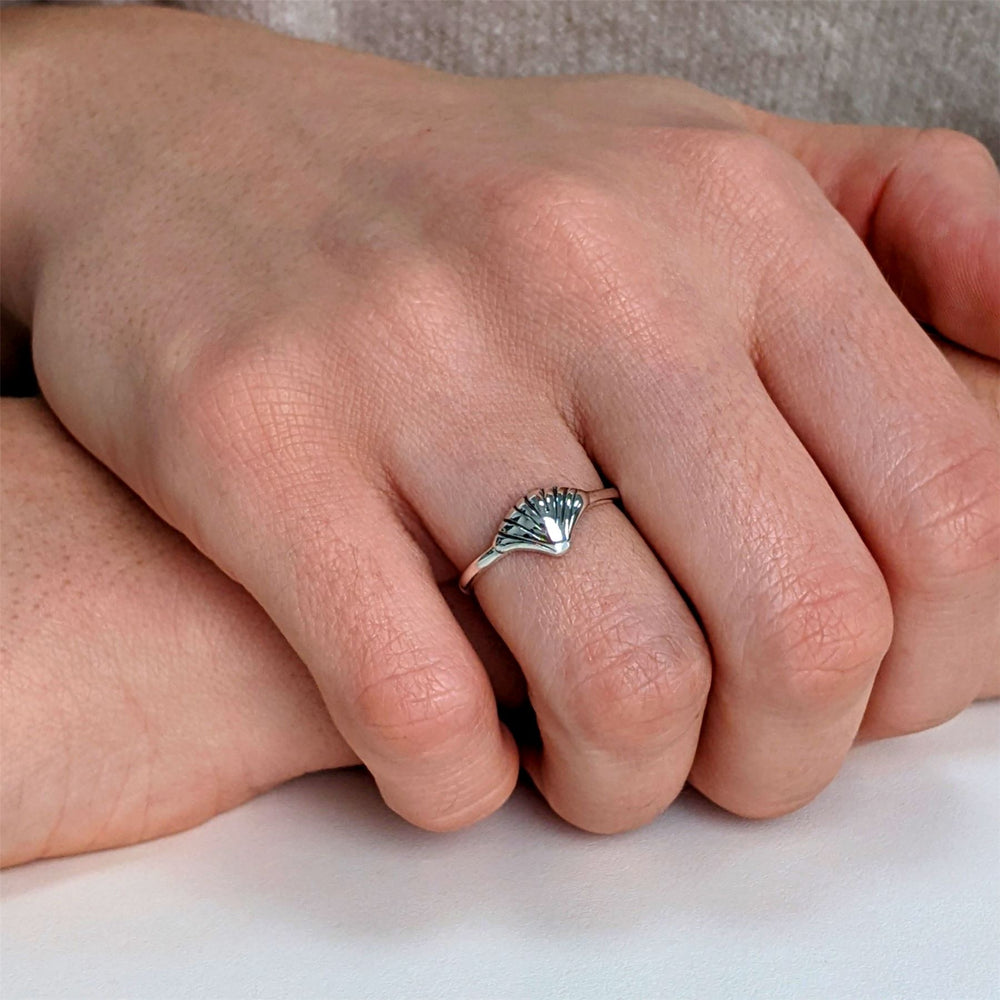 
                  
                    Sterling Silver Cockle Shell Ring
                  
                