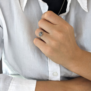 
                  
                    Sterling Silver Flower Ring
                  
                