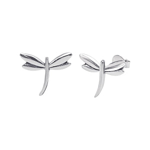 
                  
                    Sterling Silver Dragonfly Stud Earrings - Nature-Inspired Design
                  
                