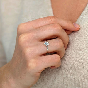 
                  
                    Sterling Silver Small Azalea Ring
                  
                