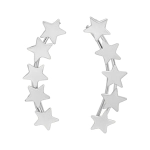 
                  
                    Sterling Silver 5 Star Constellation Climber Earrings
                  
                