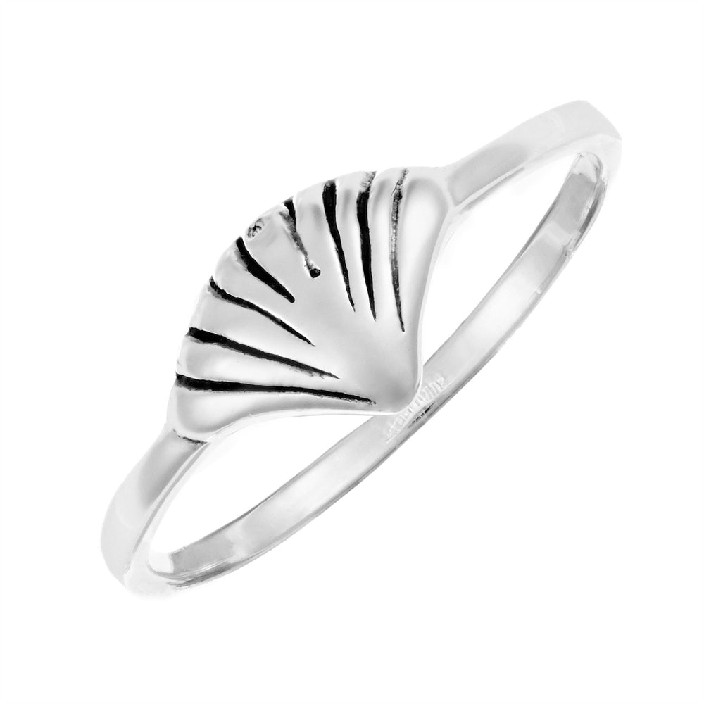 Sterling Silver Cockle Shell Ring