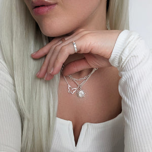 
                  
                    Sterling Silver Chunky Rolo Chain Short Choker Necklace
                  
                