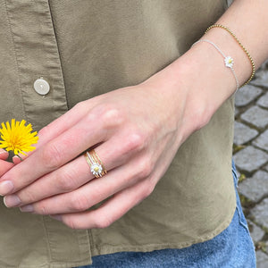 
                  
                    Gold-Plated Sterling Silver Chunky Ball Bead Bracelet - Stackable Design
                  
                