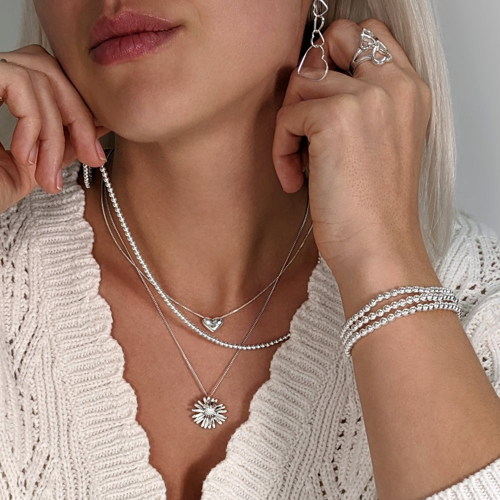 Orecchini A Goccia Cuore In Argento 925 E Oro Per Donna, Pieni Di Zirconi Bianchi Scintillanti – Gioielli Ipoallergenici, Regalo Perfetto Per Natale, Compleanno O Anniversario, Confezione Regalo Inclusa
