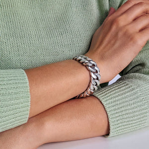 
                  
                    Sterling Silver Chunky Curb Chain Bracelet
                  
                
