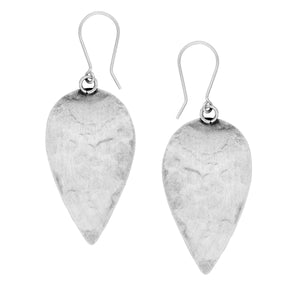 
                  
                    Karen Hill Tribe Silver Flower Engraved Leaf Dangle Earrings
                  
                