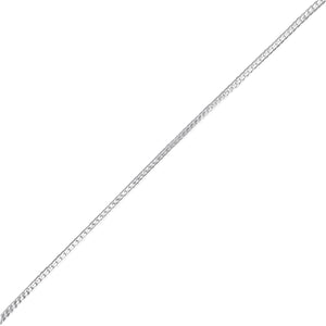 
                  
                    Sterling Silver Herringbone Chain Bracelet - Thin & Flat Design
                  
                