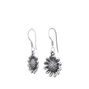 
                  
                    Sterling Silver Daisy Flower Dangle Earrings 90s Playful Jewellery
                  
                