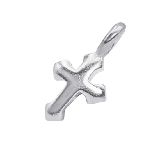 Hill Tribe Silver Small Tudor Cross Charm Religious Symbol Charms