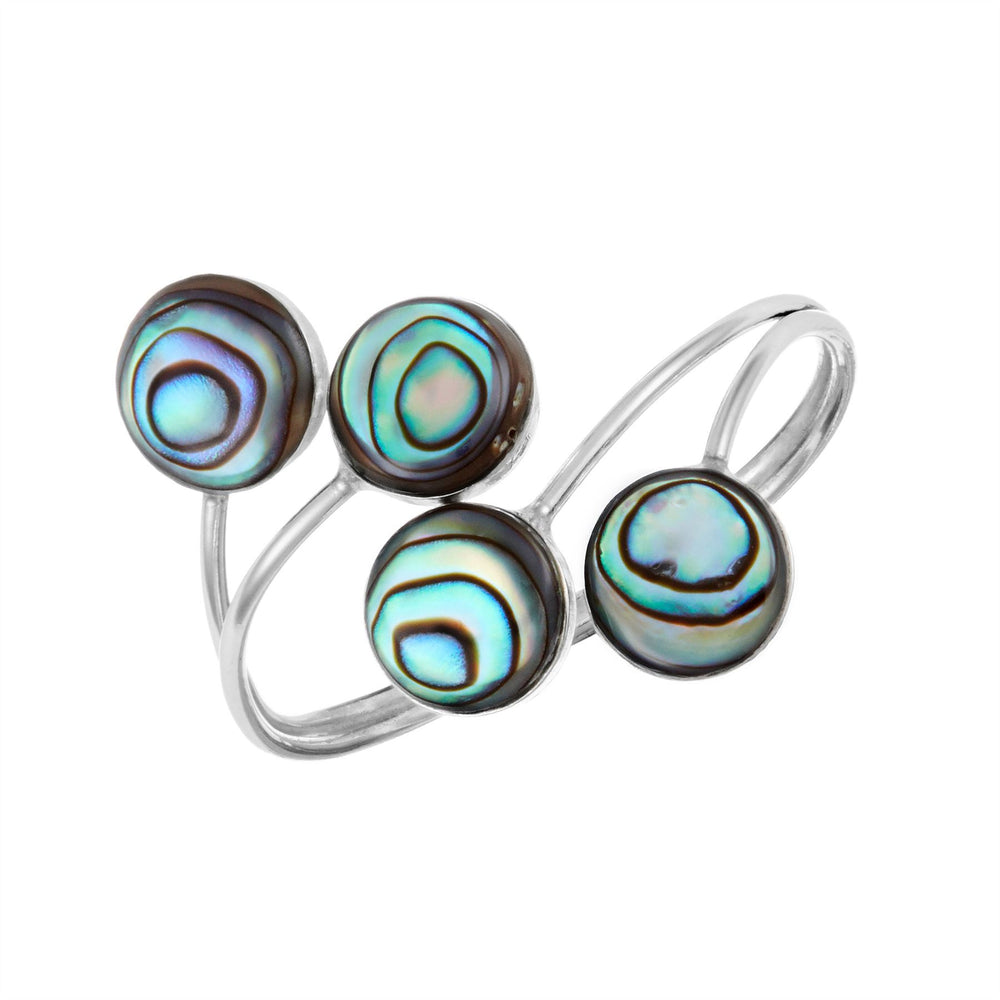 
                  
                    Sterling Silver Abalone Shell Swirl Ring
                  
                