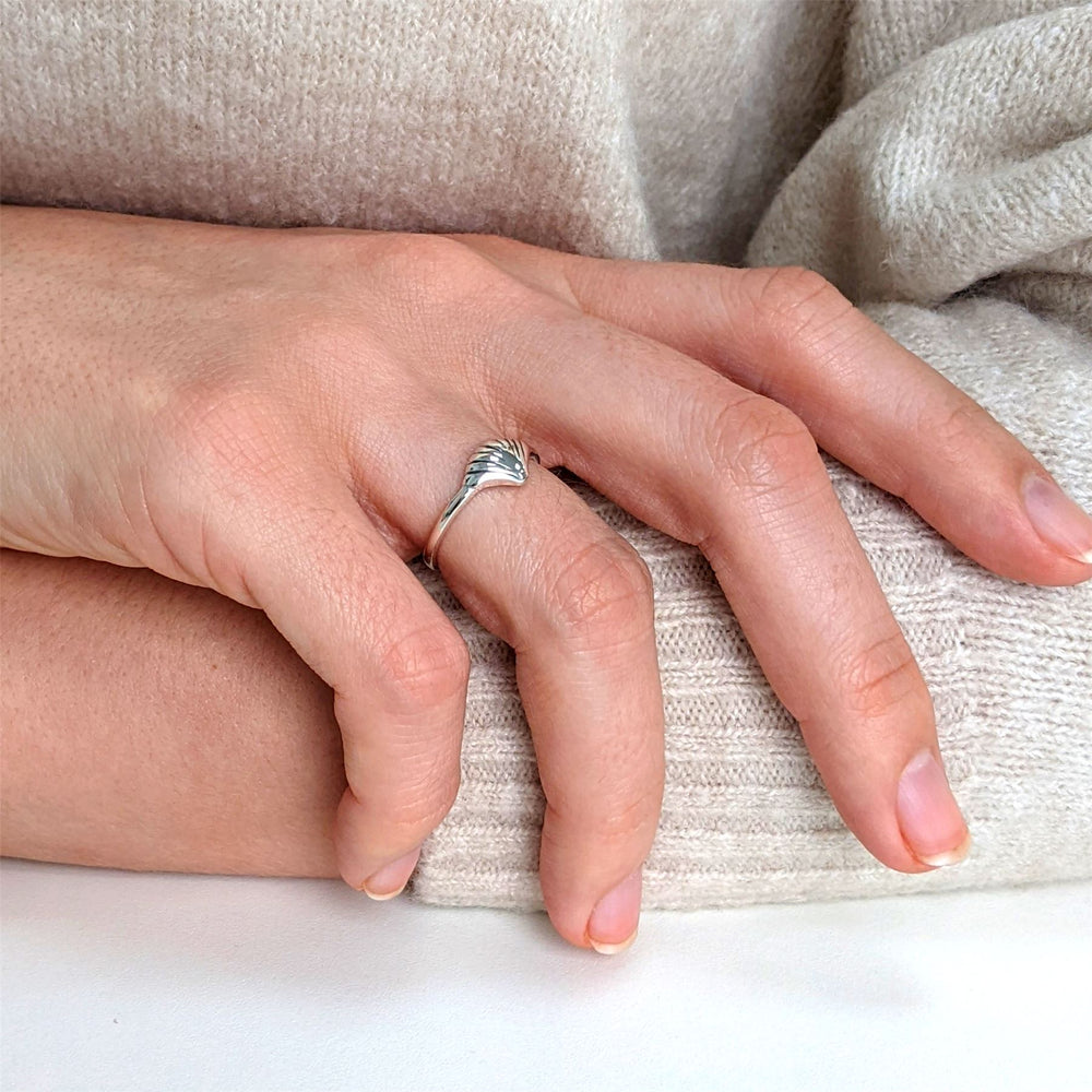 
                  
                    Sterling Silver Cockle Shell Ring
                  
                