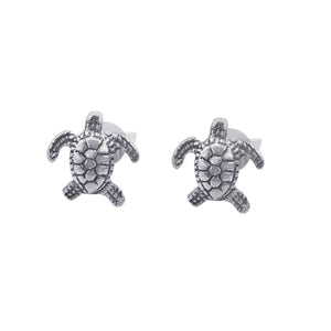 
                  
                    Sterling Silver Small Turtle Studs Marine Life Mermaid Stud Earrings
                  
                