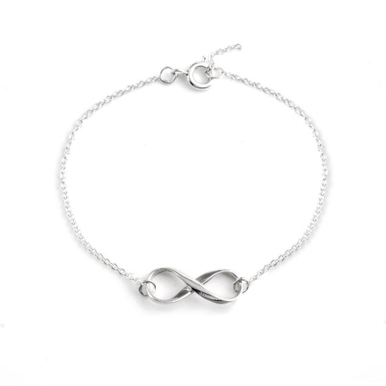 Sterling Silver Infinity Knot Chain Bracelet Friendship Bracelets