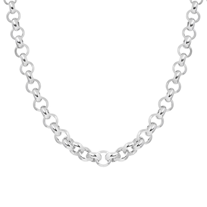 Sterling Silver Rolo Chain Necklace - Silverly