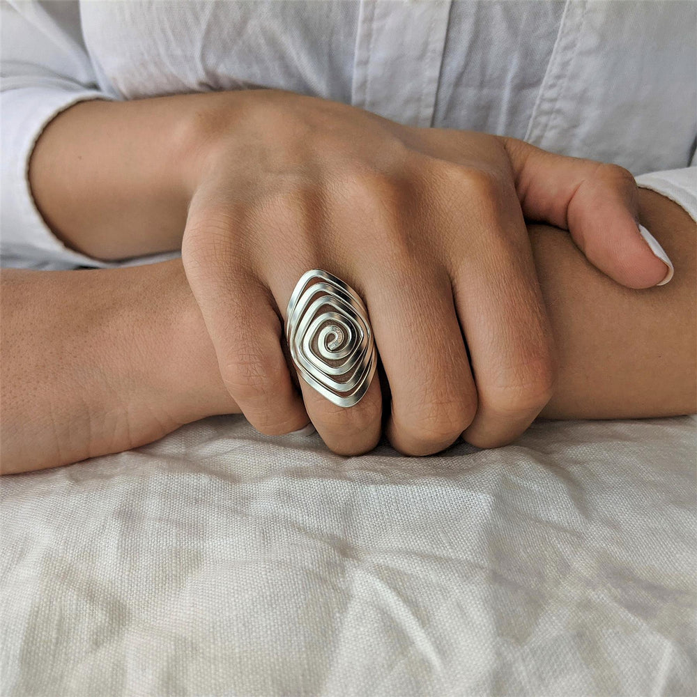 Silver Spiral Ring at 1stDibs | sterling silver spiral ring