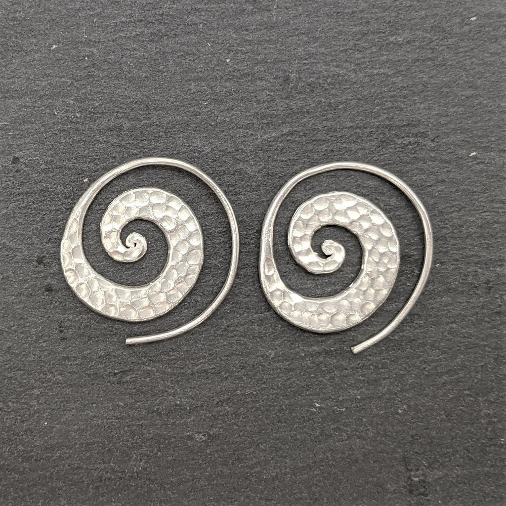 
                  
                    Karen Hill Tribe Silver Hammered Spiral Threader Earrings
                  
                