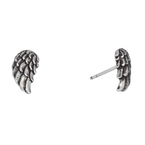 
                  
                    Sterling Silver Small Angel Wing Studs Feather Stud Earrings
                  
                