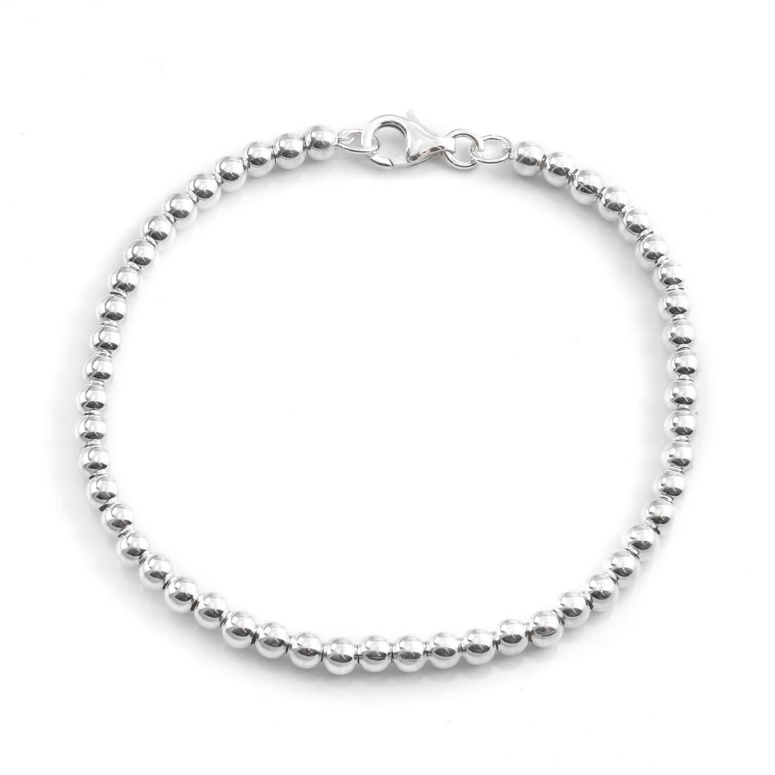 Sterling 4mm Ball Bead Bracelet Stackable Design
