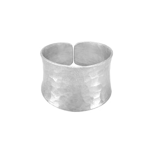 
                  
                    Hill Tribe Silver Wide Hammered Adjustable Ring Thumb & Fingers
                  
                