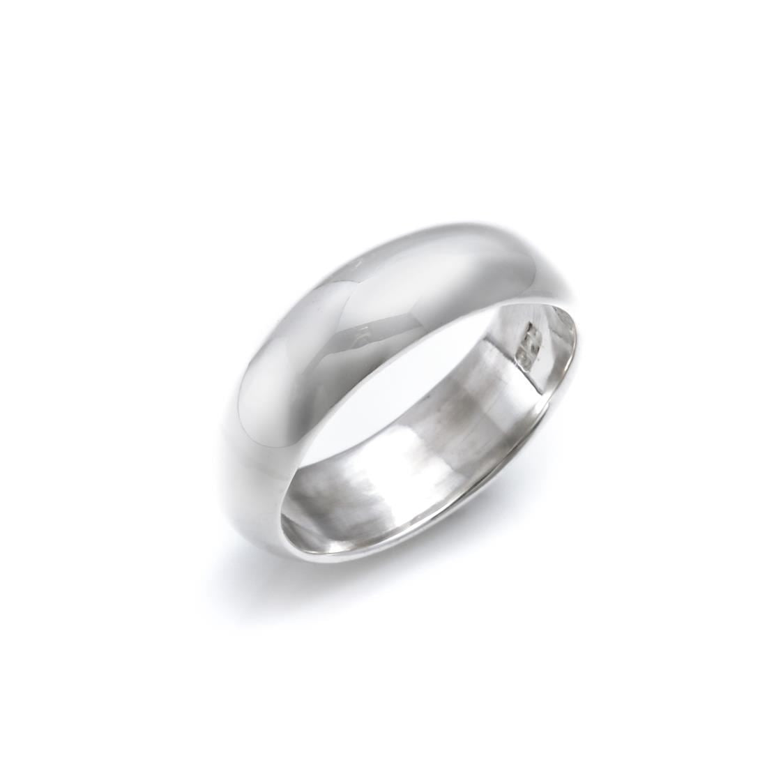 Sterling Silver Unisex Wedding Band Ring - Silverly