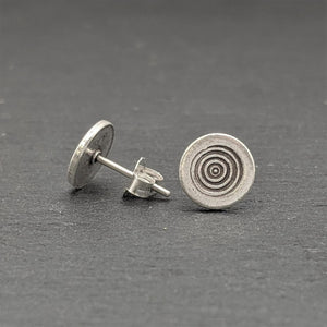 
                  
                    Karen Hill Tribe Silver Round Studs Circle Disc Stud Earrings
                  
                