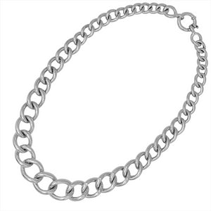 
                  
                    Sterling Silver Electroform Light Extra Thick Curb Chain Necklace
                  
                