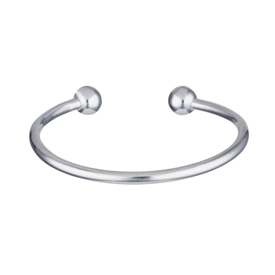 
                    
                      Sterling silver chunky torque bangle
                    
                  
