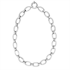 
                  
                    Sterling Silver Electroform Lightweight Chunky Cable Chain Necklace
                  
                