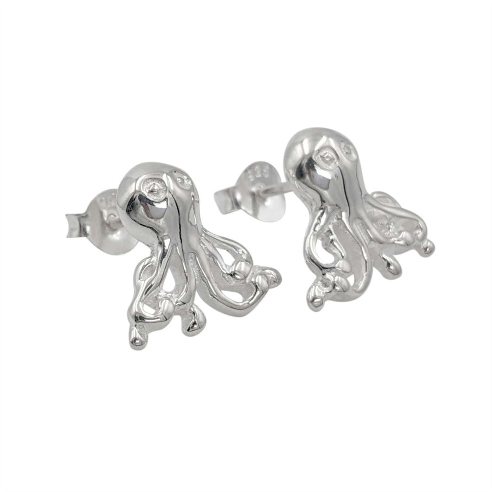 
                  
                    Sterling Silver Octopus Stud Earrings Beach Jewellery Mermaid Studs
                  
                